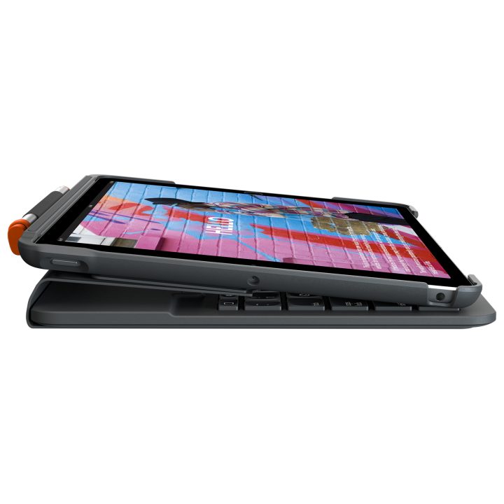 Logitech Slim Folio · Teclado suizo