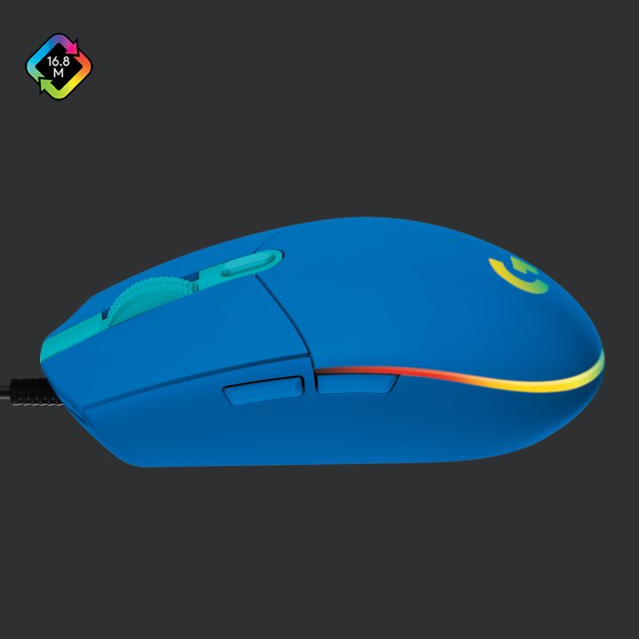 Logitech G203 Lightsync Blue Gaming Mouse 8,000 DPI 6 Buttons…