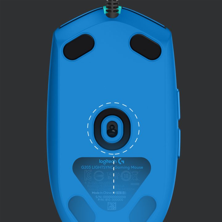 Mouse raton Logitech G203 lightsync azul gaming 8.000 DPI 6 botones…