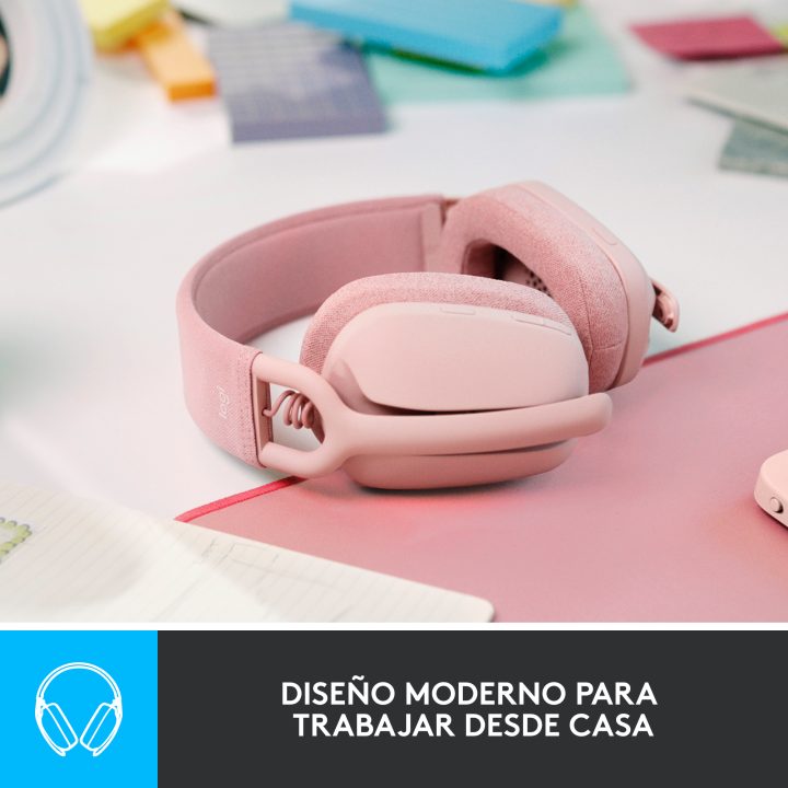 Auscultadores de diadema sem fios Logitech Zone Vibe 100