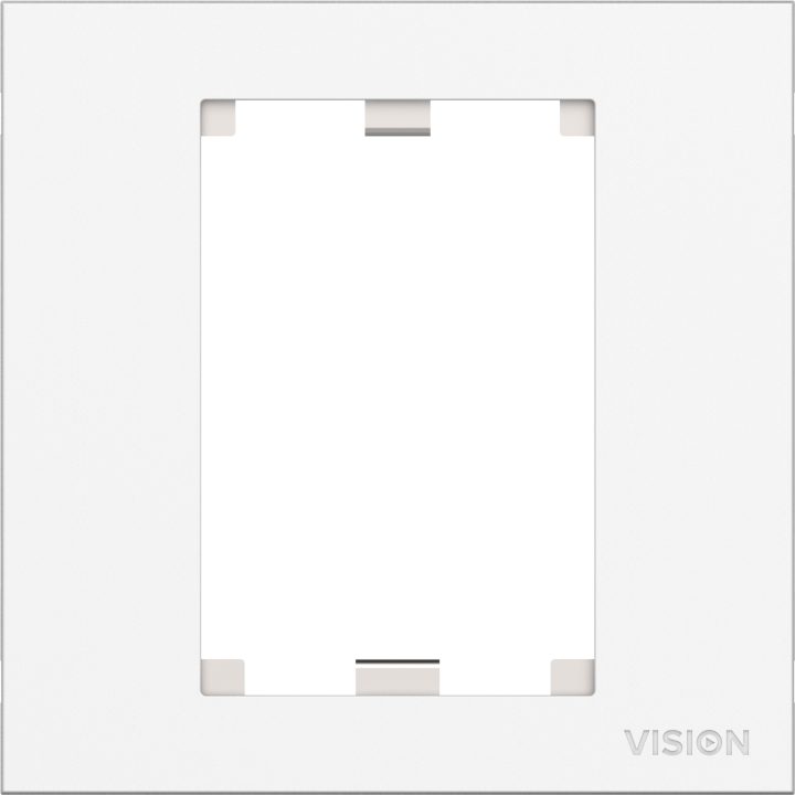 Vision Modular AV Front Plate Component - UK Single Unit Frame -…