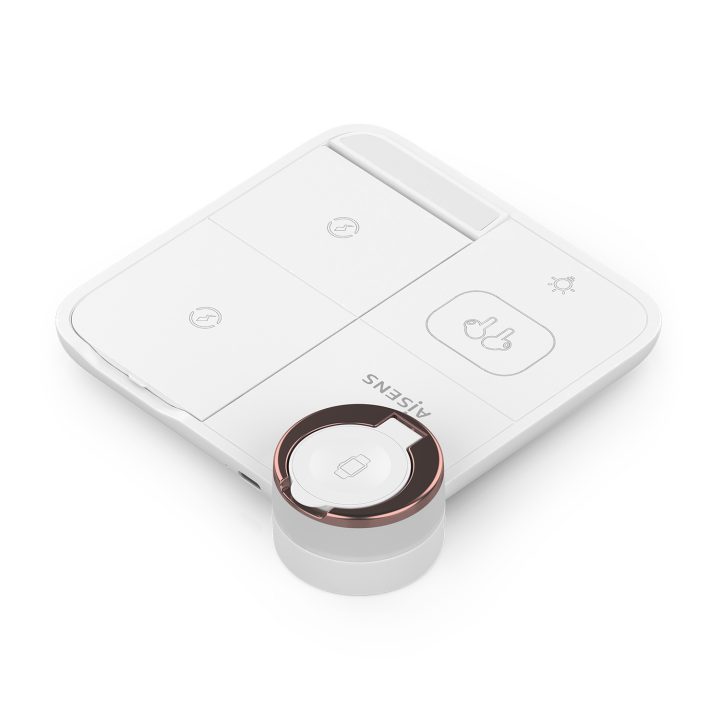 AISENS Cargador Inalambrico USB-C 4 en 1 De 15W Para Movil, Apple…