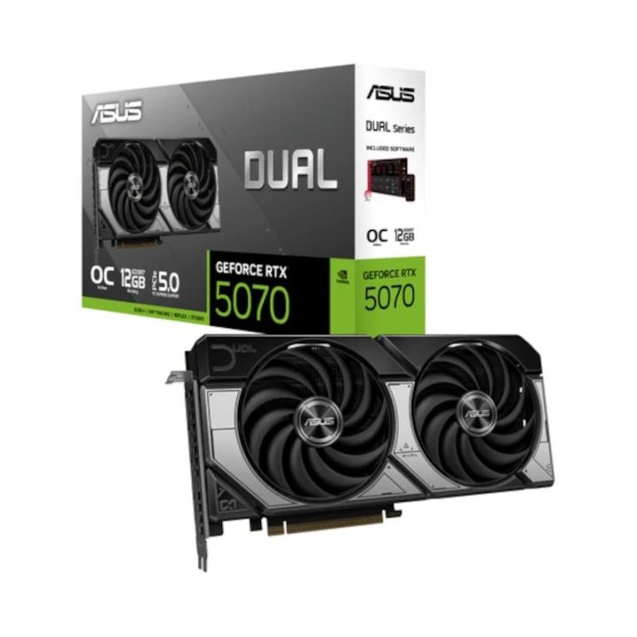 ASUS Dual -RTX5070-O12G NVIDIA GeForce RTX 5070 12 GB GDDR7