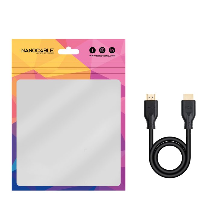 Nanocable HDMI Cable V2.0 4K@60Hz 18Gbps A/M-A/M CCS 10 m