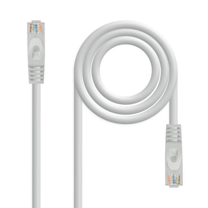 Nanocable Cable de red latiguillo RJ45 LSZH Cat.6A UTP AWG24, Gris…