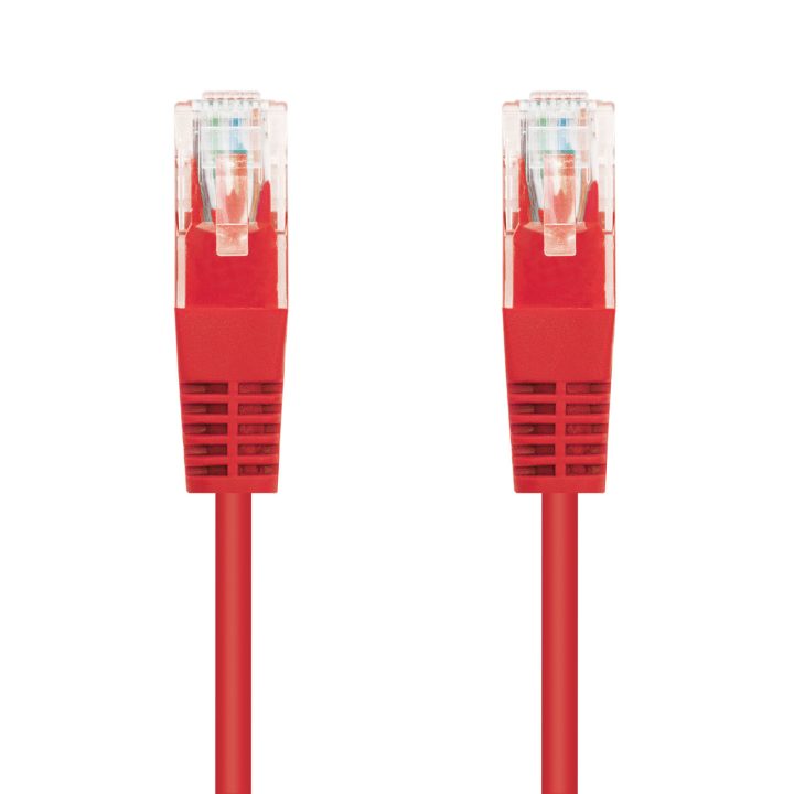 Nanocable Red Patch Cable RJ45 CAT.6 UTP AWG24, Yellow, 25 cm