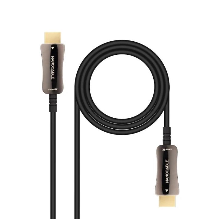 Nanocable HDMI V2.1 AOC Cable 8K@60Hz 4K@120Hz 48Gbps A/M-A/M, Black…
