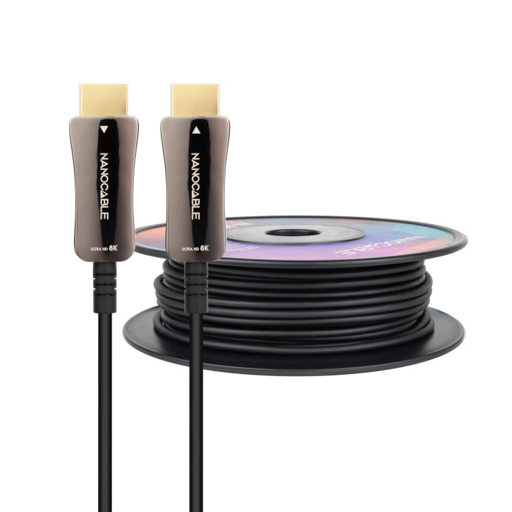 Nanocable Cabo HDMI V2.1 AOC 8K@60Hz 4K@120Hz 48Gbps A/M-A/M, Preto…