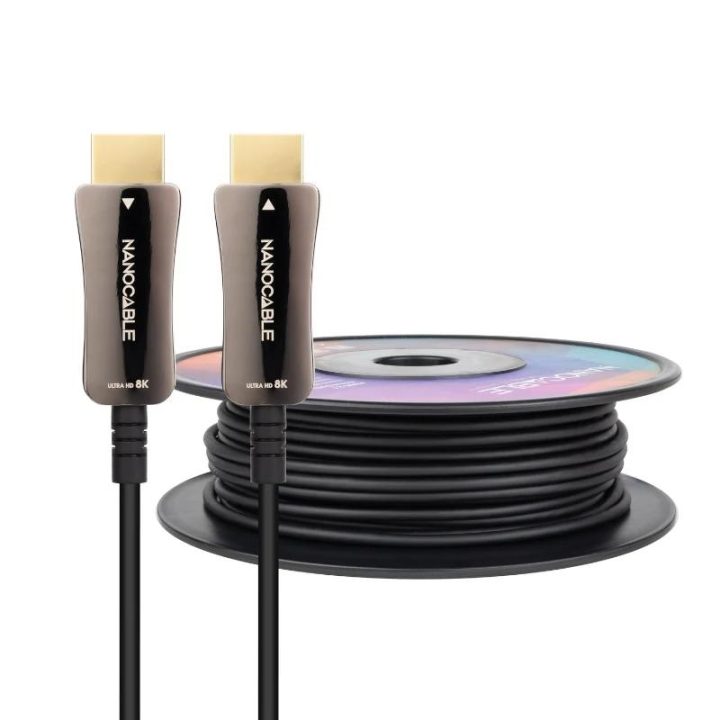 Nanocable Cabo HDMI V2.1 AOC 8K@60Hz 4K@120Hz 48Gbps A/M-A/M, Preto…