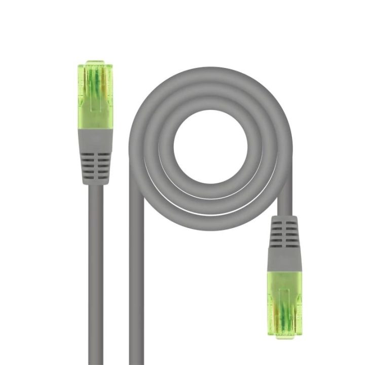 Nanocable Cat.6 UTP AWG26 CCA RJ45 Patch Cable, Gray, 25 cm