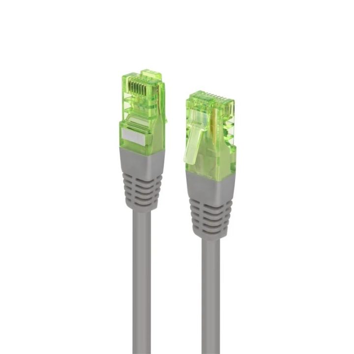 Nanocable Cat.6 UTP AWG26 CCA RJ45 Patch Cable, Gray, 25 cm
