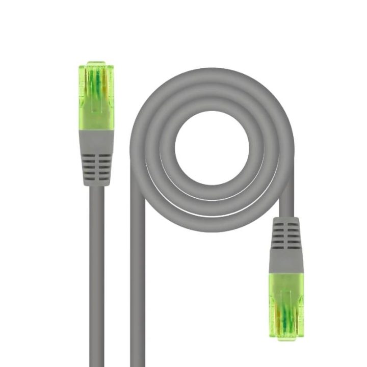 Nanocable Cat.6 UTP AWG26 CCA RJ45 Patch Cable, Gray, 25 cm