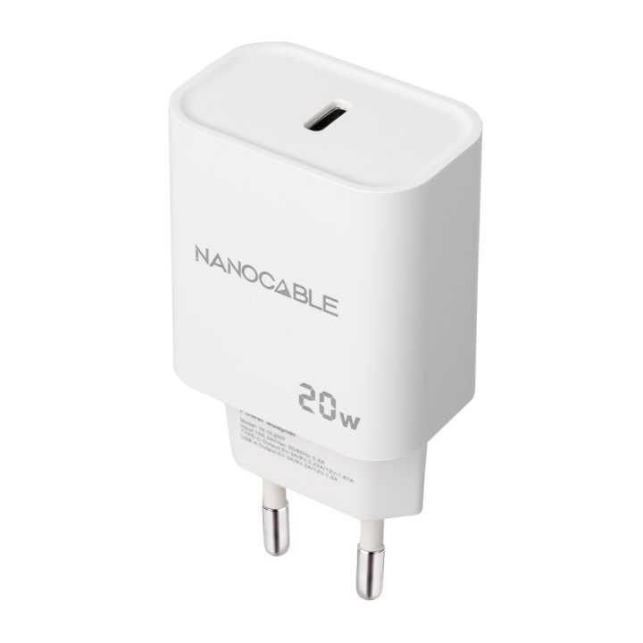Nanocable USB-C PD 20W Charger, White