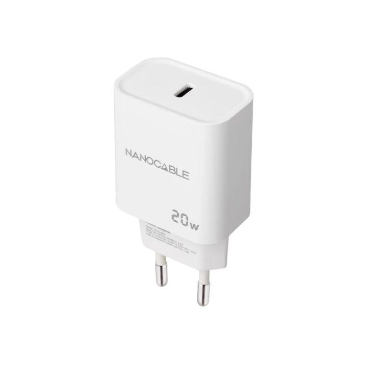 Nanocable USB-C PD 20W Charger, White