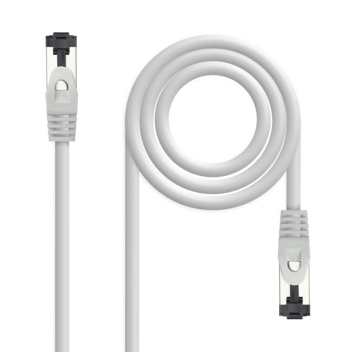 Nanocable Cat.8.1 2GHz LSZH SSTP AWG26 Patch Cable, Gray, 1 m