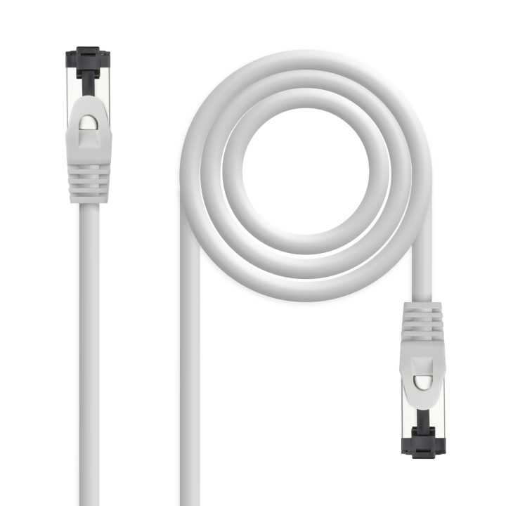 Nanocable Cat.8.1 2GHz LSZH SSTP AWG26 Patch Cable, Gray, 1 m