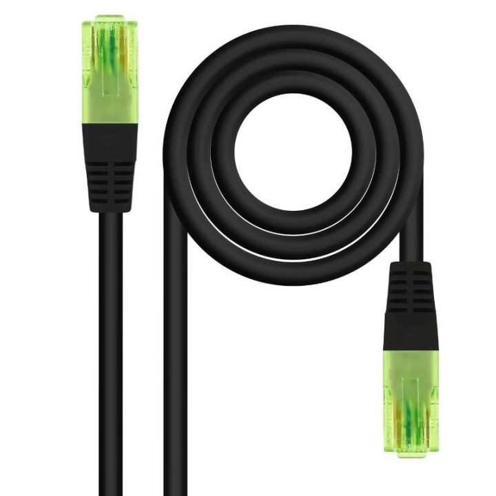 Nanocable RJ45 CAT.6 UTP AWG26 CCA Patch Cable, Black, 1.5 m