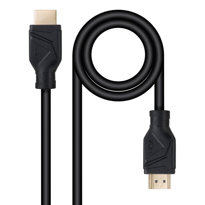 Nanocable HDMI Cable V2.1 8K@60Hz 48Gbps CCS, A/M-A/M, Black, 0.5 m