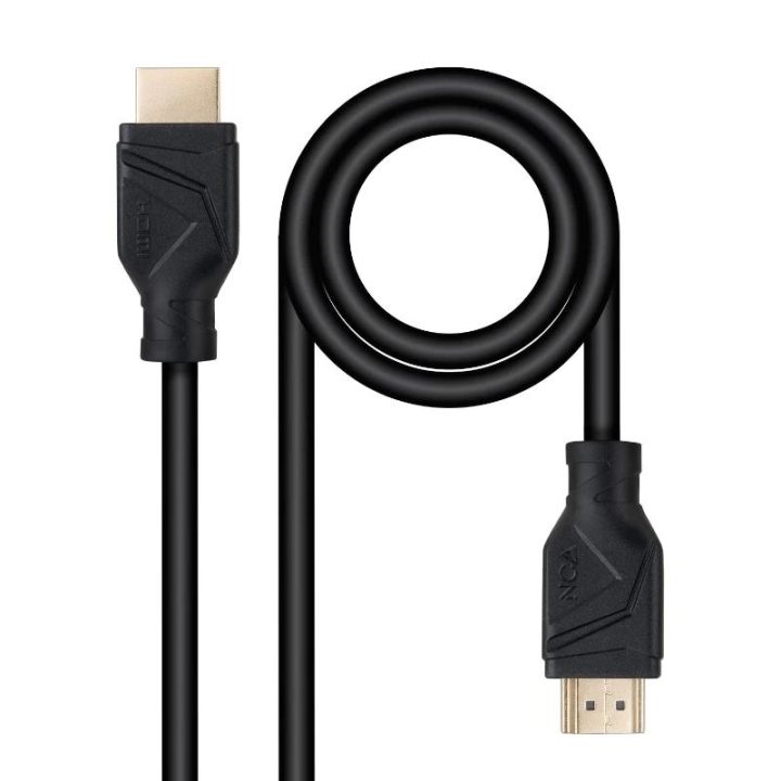 Nanocable HDMI Cable V2.1 8K@60Hz 48Gbps CCS, A/M-A/M, Black, 0.5 m