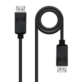 Nanocable DisplayPort 1.4 CCS Cable, DP/M - DP/M, Black, 0.5 m