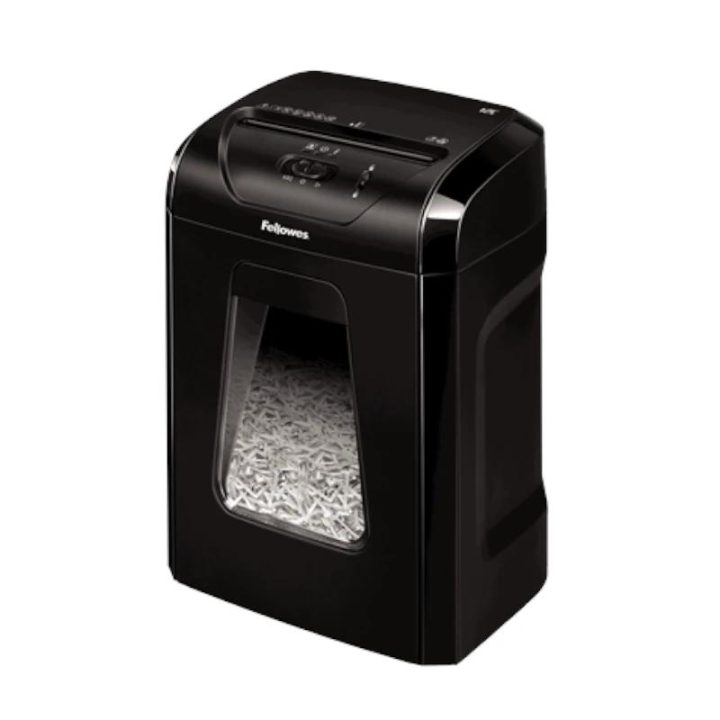 Fellowes Powershred 12C Cross-Cut Paper Shredder 22.5 cm Black