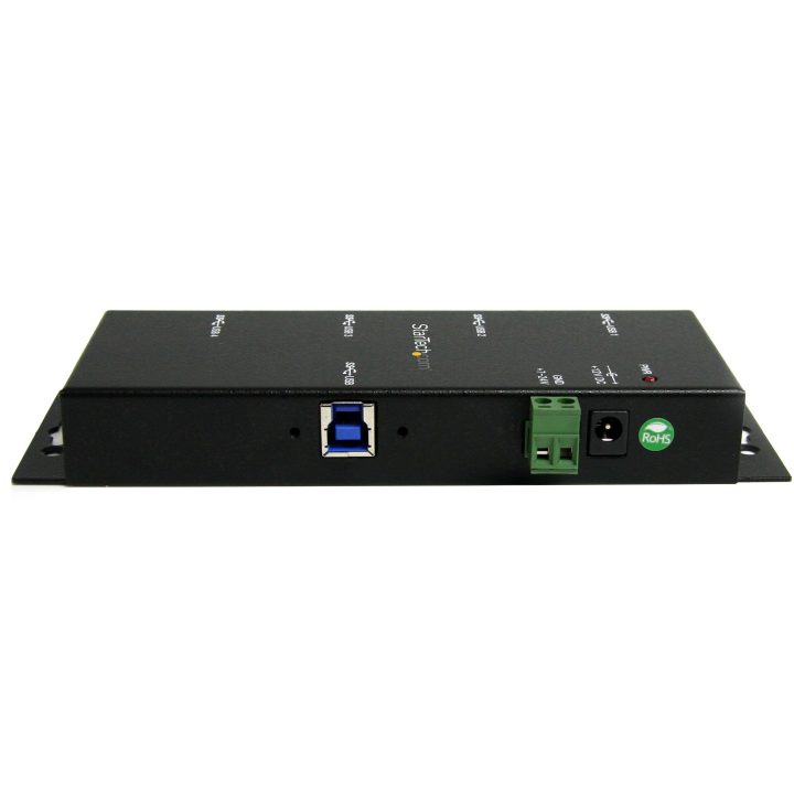 StarTech.com 4-Port USB 3.0 Hub - 5Gbps - Industrial Metal USB-A…