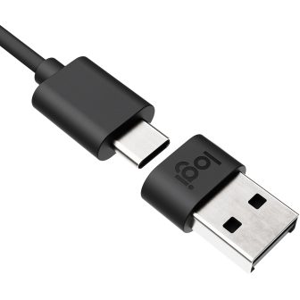 Logitech Zone Wired UC USB C USB A Graphite