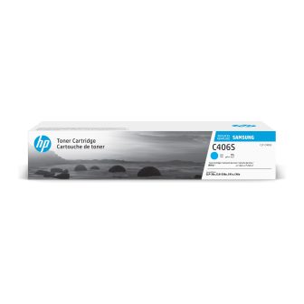 Samsung Cartucho de Tóner Original HP CLT-C406S cian