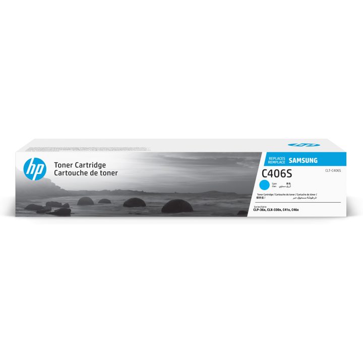 Samsung Cartucho de Tóner Original HP CLT-C406S ciano