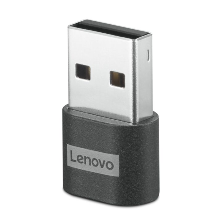 Lenovo 4X91C99226 cambiador de género para cable USB-C USB-A Negro