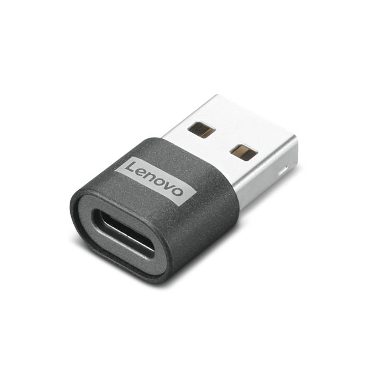 Lenovo 4X91C99226 adaptador de género para cabo USB-C USB-A Preto