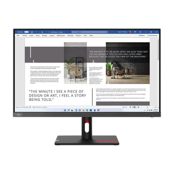 Monitor Lenovo ThinkVision S27i-30 27" Full HD IPS