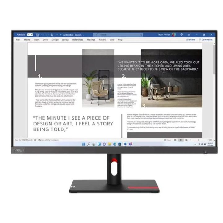 Monitor Lenovo ThinkVision S27i-30 27" Full HD IPS
