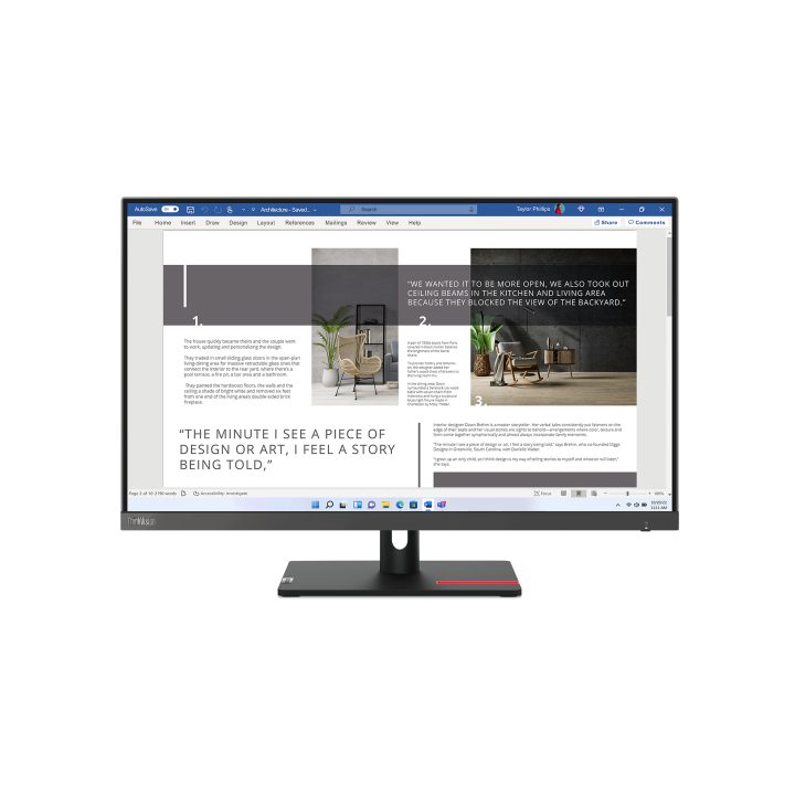 Monitor Lenovo ThinkVision S27i-30 27" Full HD IPS