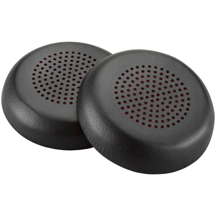 Almofadas de couro sintético para auscultadores Poly Voyager Focus 2