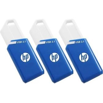HP X755W PACK x3 128 GB USB Flash Drive USB Type-A 3.2 Gen 1 (3.1 Gen…