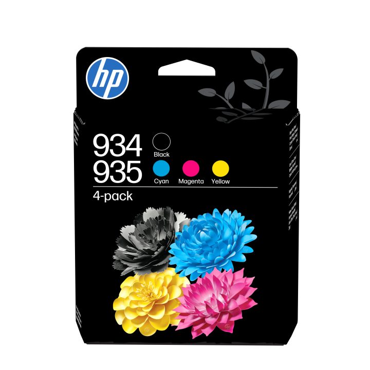 HP Paquete de 4 cartuchos de Tinta Original 934 negra/935…