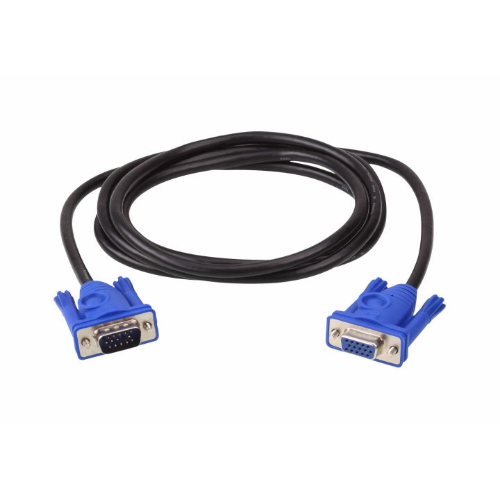 ATEN 2L-2403 VGA Cable 3 m VGA (D-Sub) Blue, Gray