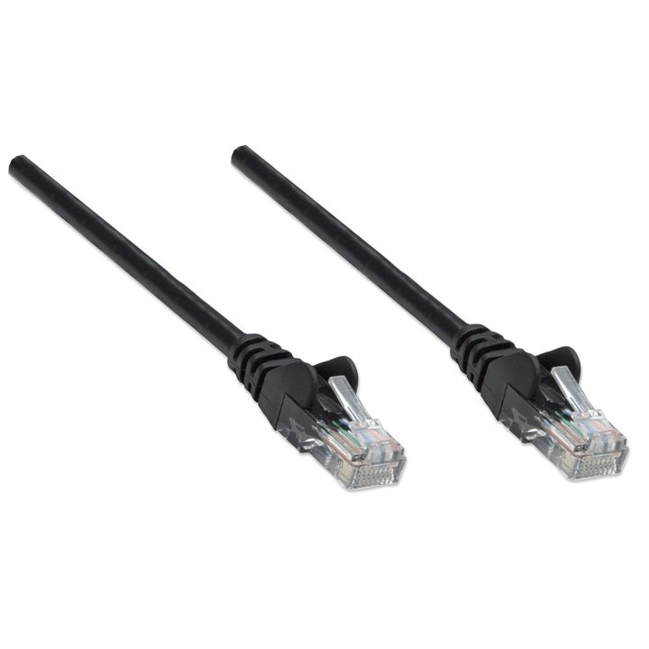 Intellinet 338387 cable de red Negro 1,5 m Cat5e U/UTP (UTP)