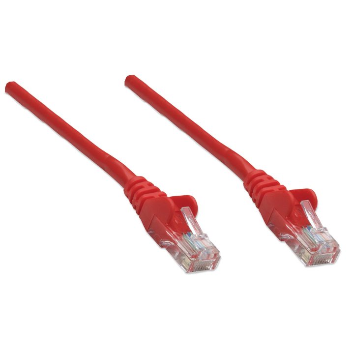 Intellinet Cat6 UTP 5m Cabo de rede vermelho U/UTP (UTP)
