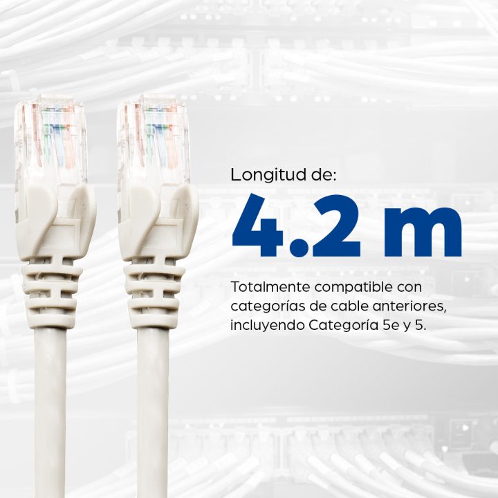 Cabo de patch Intellinet Cat6, UTP