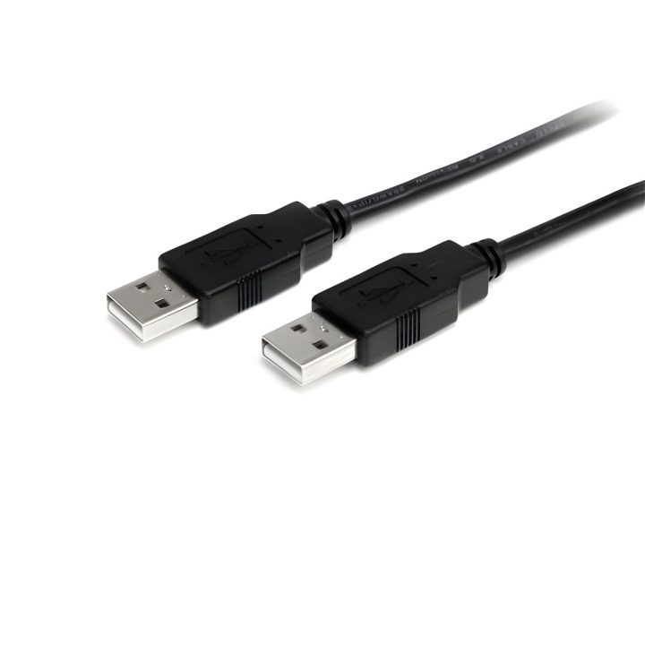 StarTech.com 2m High-Speed USB 2.0 Male to Male USB A Cable - Black