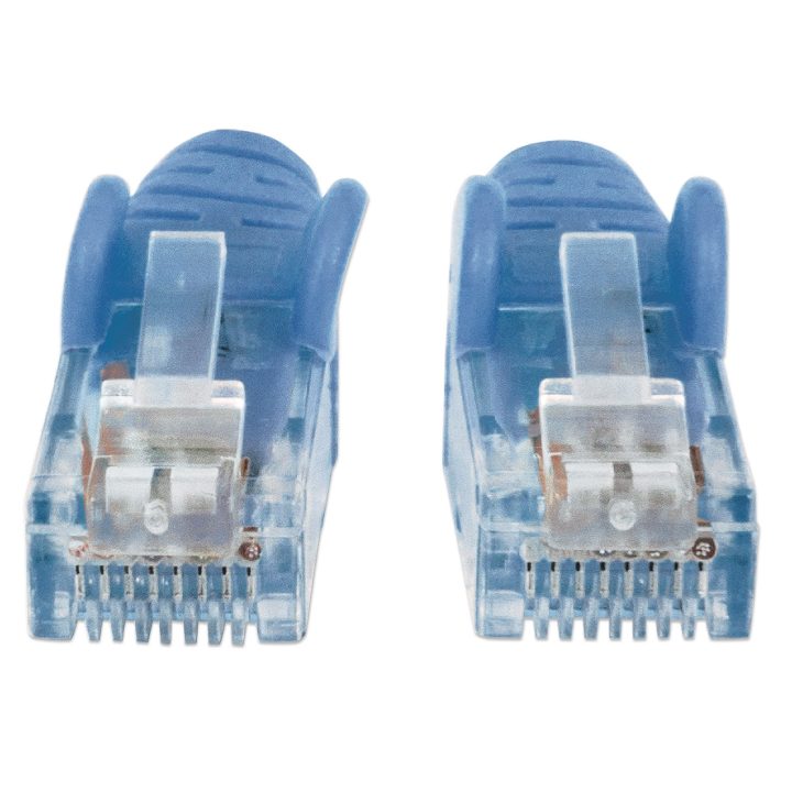Intellinet 7.5m Cat6a S/FTP cabo de rede Azul 7,5 m S/FTP (S-STP)