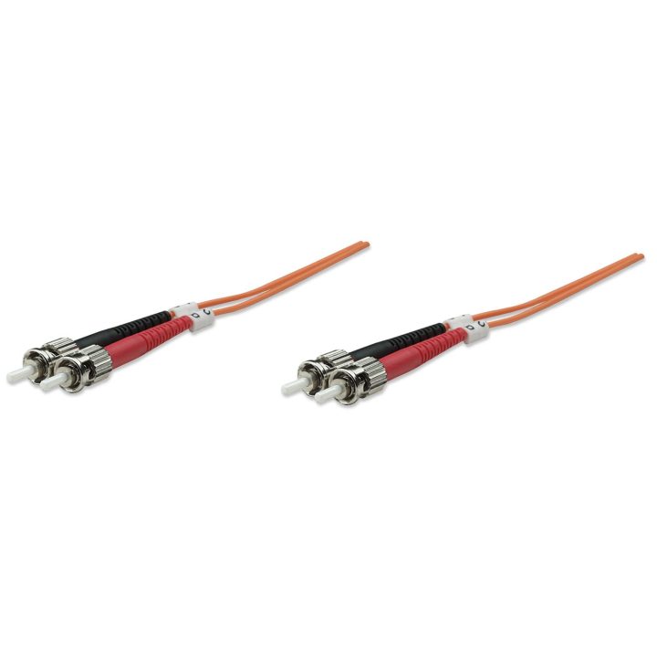 Intellinet 3.0m ST M/M Cable de fibra óptica e InfiniBand 3 m Naranja