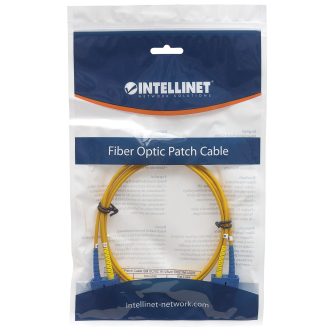 Intellinet 470612 Cable de fibra óptica e InfiniBand 2 m SC Amarillo
