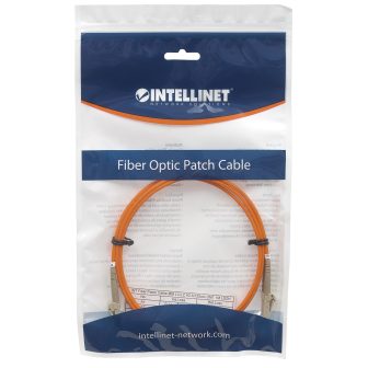 Intellinet 5.0m LC M/M Fiber Optic and InfiniBand Cable 5 m Orange
