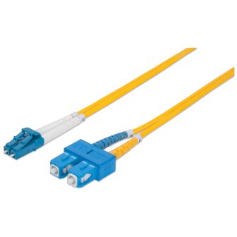 Intellinet 473972 Fiber Optic and InfiniBand Cable 2 m LC SC Yellow