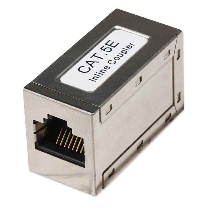 Intellinet RJ45-RJ45 CAT5E Modular Metal UTP FTP Coupler
