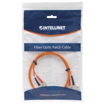 Intellinet 5m SC/SC Orange Fiber Optic and InfiniBand Cable