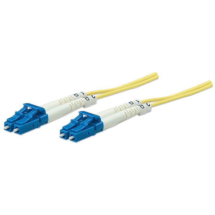 Intellinet 516792 5 m LC Yellow Fiber Optic and InfiniBand Cable